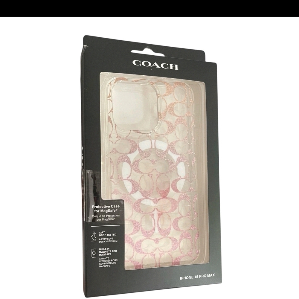 Coach Pink iPhone 15 Pro Max Case - Picture 5 of 6